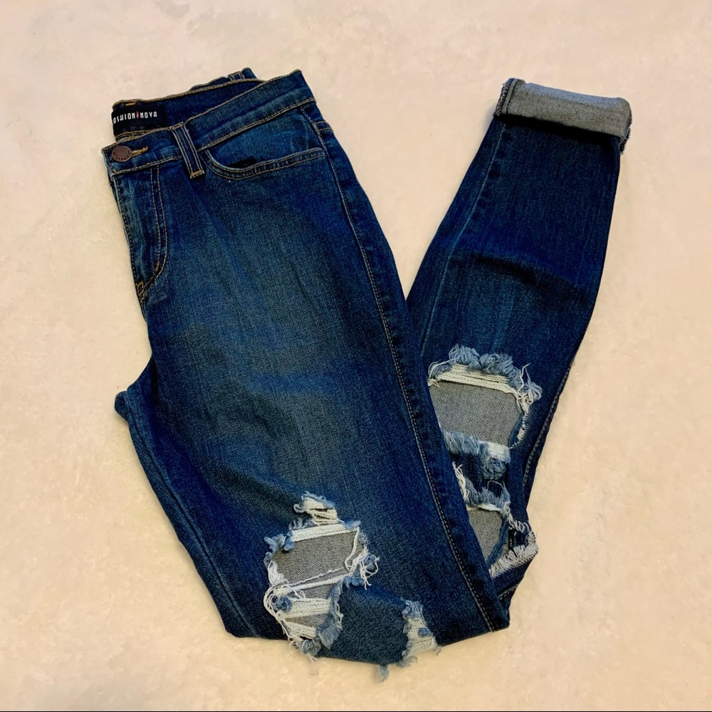 Fashion nova beach bum jeans
